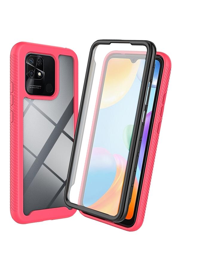 Green Tiger Xiaomi Redmi 10C Starry Sky Full Body Hybrid Shockproof Phone Case Frosted Pink - Image 1