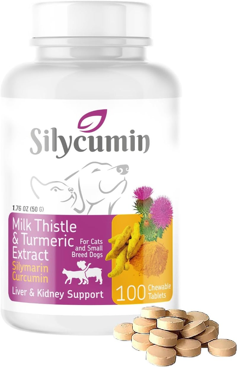 Bio PetActive Cat and Dog Liver & Kidney Support Supplement 100 Tablets - Image 1