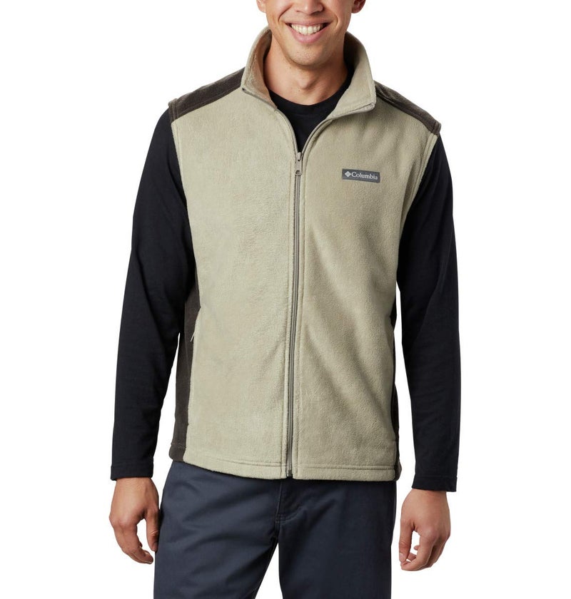 Columbia Mens Steens Mountain Fleece Vest TuskBuffalo Large
