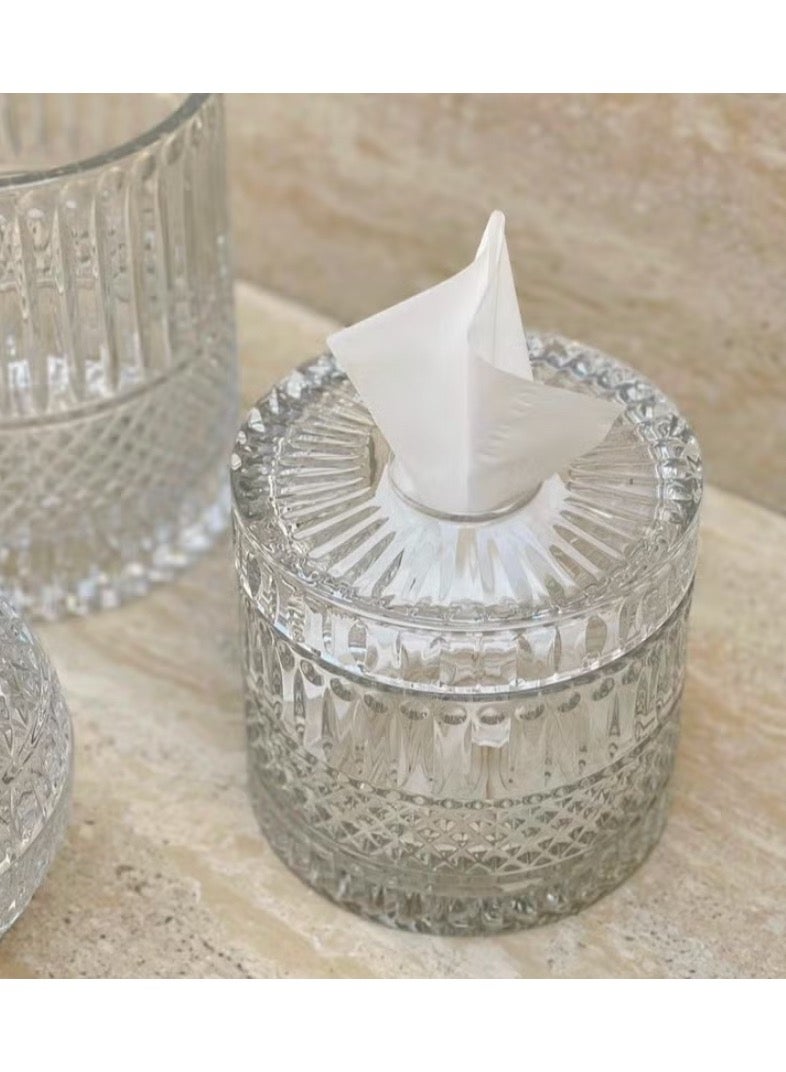 Glass tissue box - Image 1