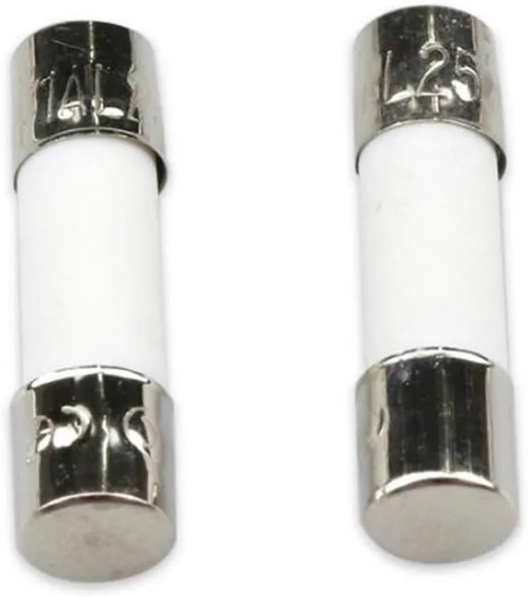 6x30 مم 8A صمامات سريعة الانصهار من السيراميك 0.5A إلى 30A مجموعة أمبير 10 قطع - Image 4