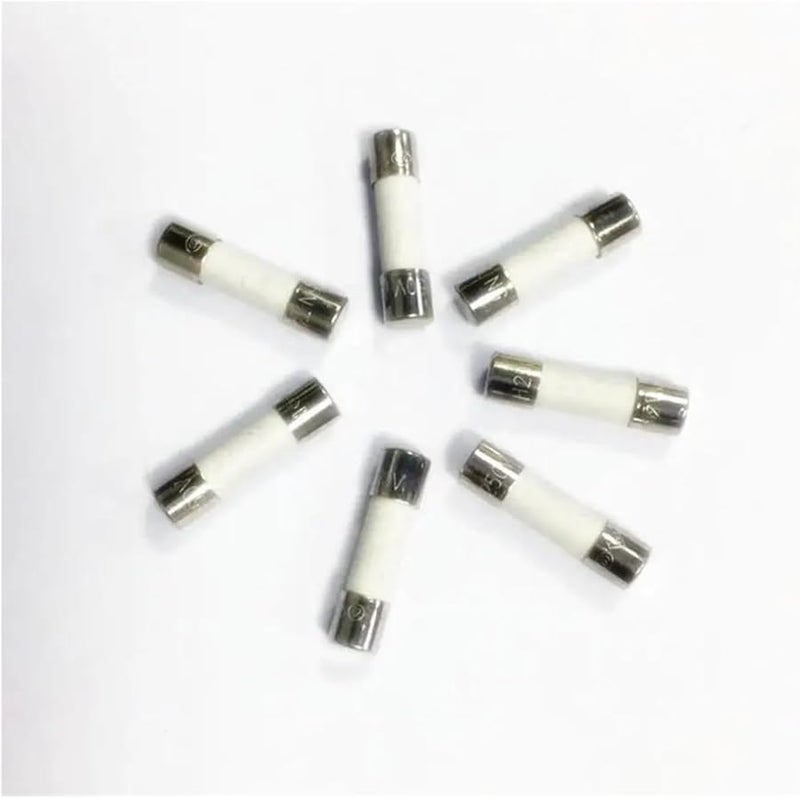 6x30 مم 8A صمامات سريعة الانصهار من السيراميك 0.5A إلى 30A مجموعة أمبير 10 قطع - Image 2
