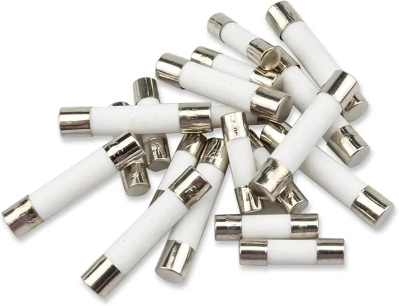 6x30 مم 8A صمامات سريعة الانصهار من السيراميك 0.5A إلى 30A مجموعة أمبير 10 قطع - Image 3