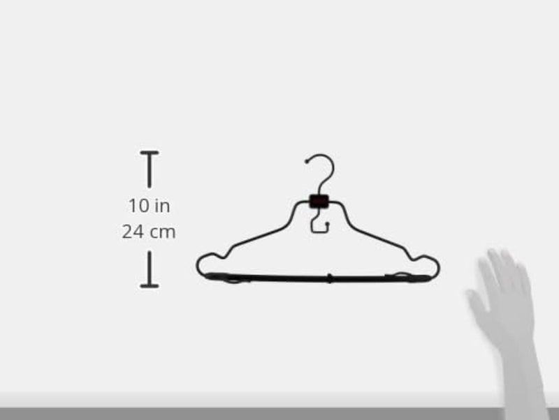 Tumi Hanger Luggage Accessories Travel Hanger Durable Reversible Hook for Garment Bag ,Black,Set of 2 One Size,052 - Image 2