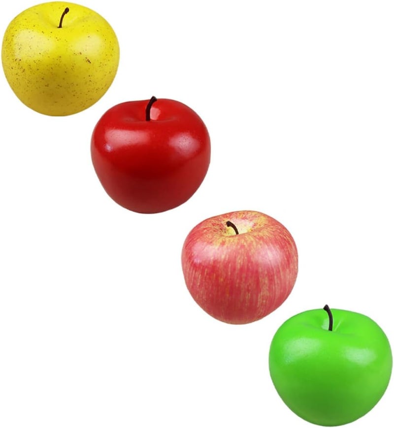 KICHOUSE Artificial Fruit Ornaments 4pcs Set Foam Simulated Realistic Models for Home Kitchen Table Decor Photography Props - Image 1