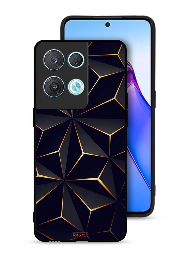 Tolwak غطاء حماية بنمط لهاتف Oppo Reno8 Pro 5G - Image 1