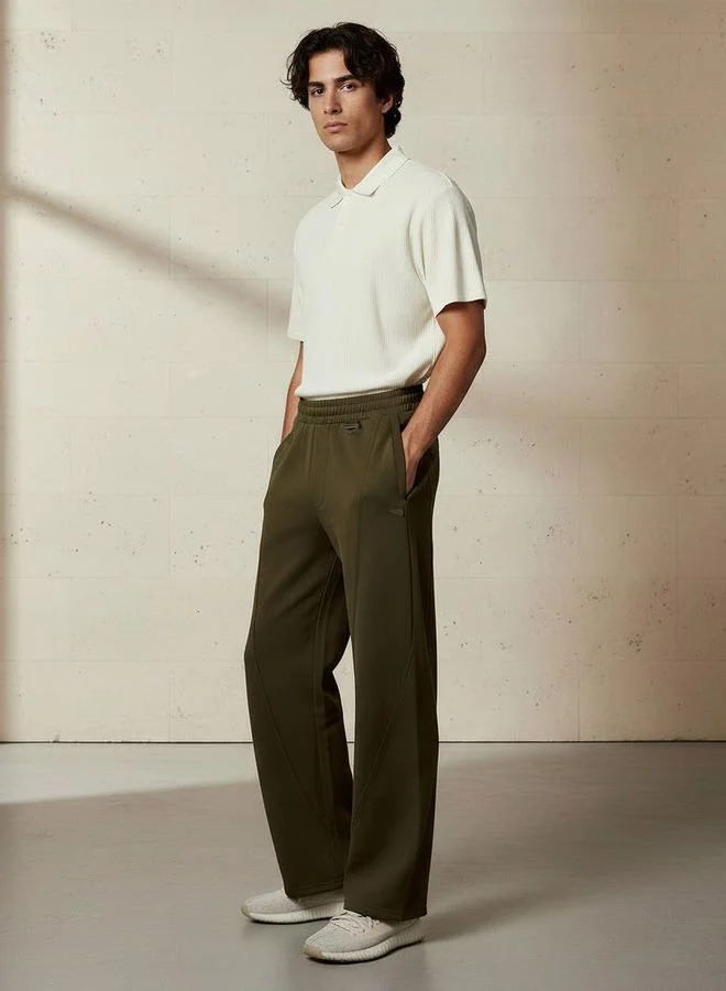 Lee Cooper Lee Cooper Regular Fit Joggers with Elasticated Waist