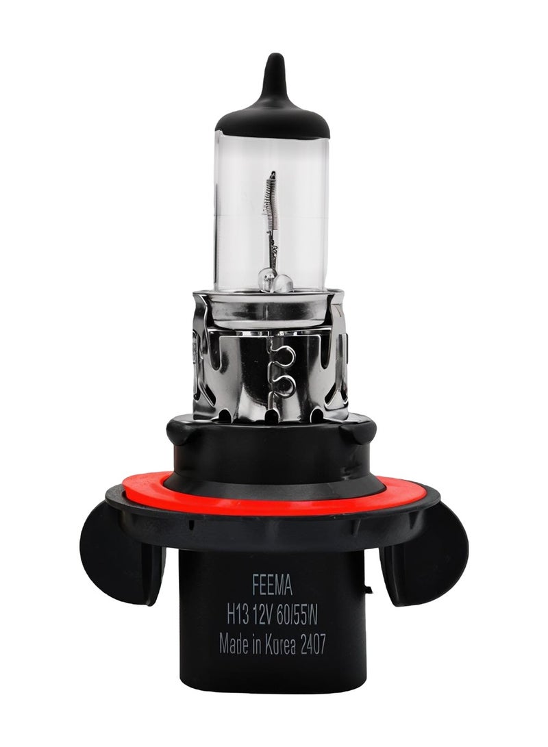 FEEMA 2PCS High-Performance Halogen Headlight Bulb High Quality Quartz Glass for Bright and Clear Light H13 12V, 55W BL10764 - Image 2