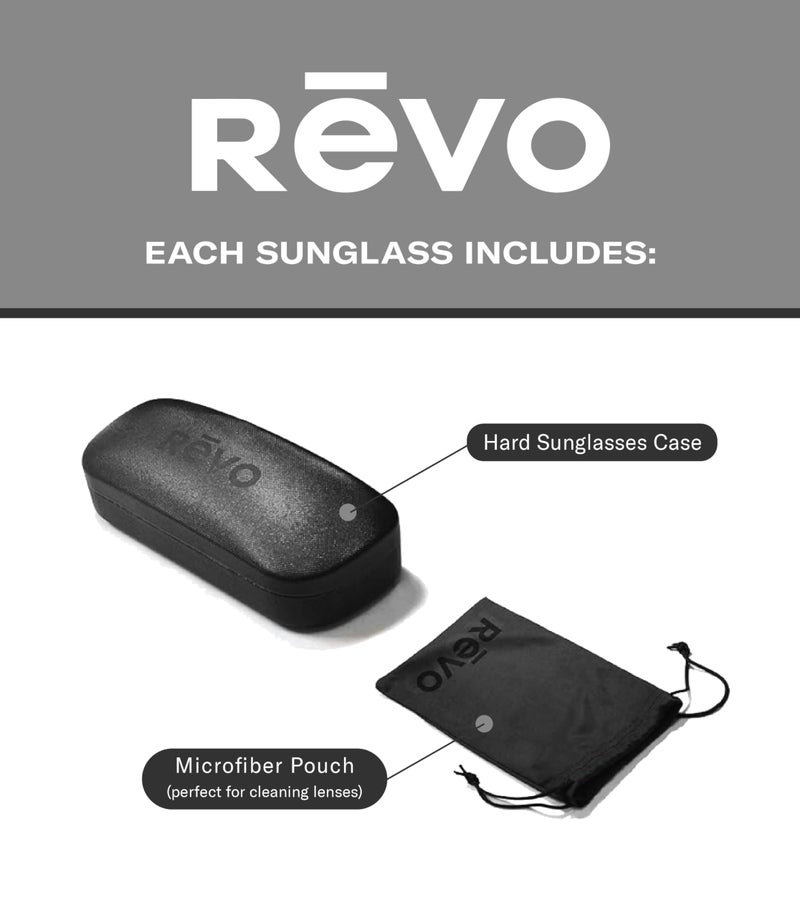 Revo Sunglasses Descend N: Polarized Lens Filters UV, Rimless Rectangle Frame, Black Frame with Graphite Lens - Image 3