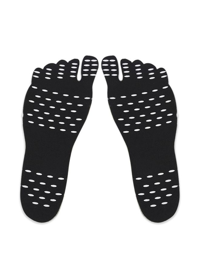 NIBEMINENT Waterproof Elastic Cloth Adhesive Anti-Skid Foot Sticker Beach Insoles