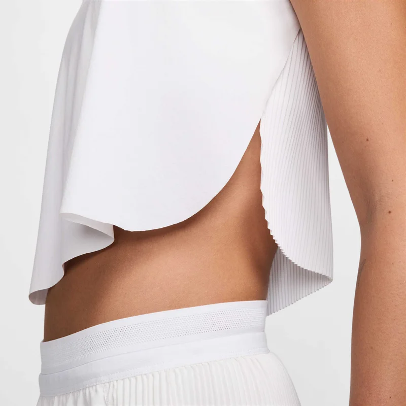 Nike White Women's AeroSwift Dri-FIT ADV Cropped Running Tank Top for Women | Best Price UAE