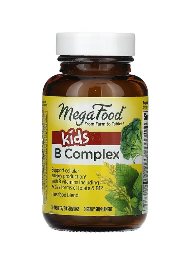MegaFood Kids B Complex 30 Tablets