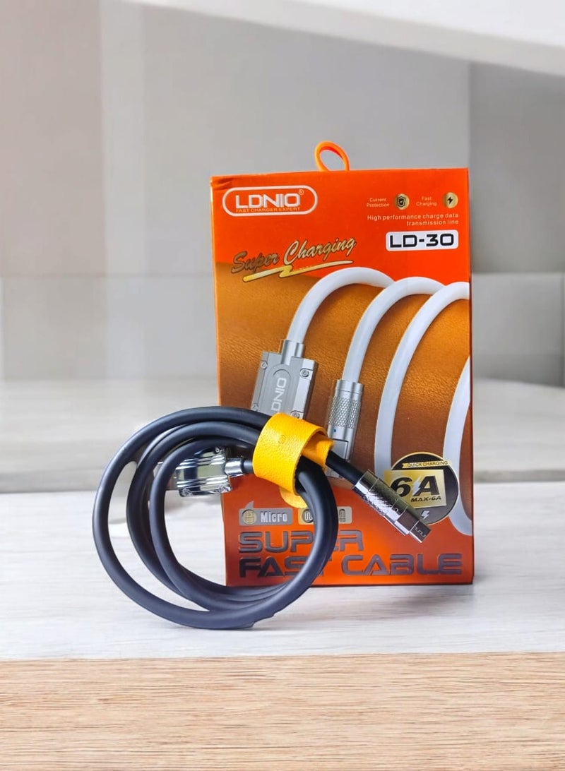 لدنيو وصلة شحن فائق السرعة 6 امبير مايكرو عالي الجودة - Image 1