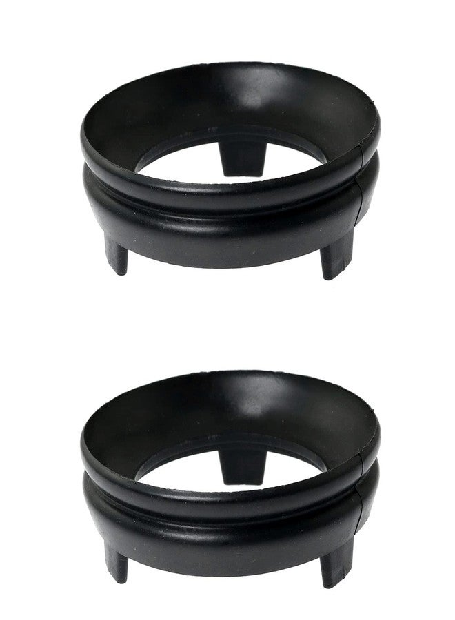 DZS Elec حامل قاعدة عرض كرة الكريستال DZS ELEC 2PCS 75mm/3Inch حامل بيضة حجرية، قاعدة حامل بيضة النعام، قاعدة حامل بيضة الإوز، حامل بيضة البط، حامل عرض كرة التماثيل، أسود - Image 1
