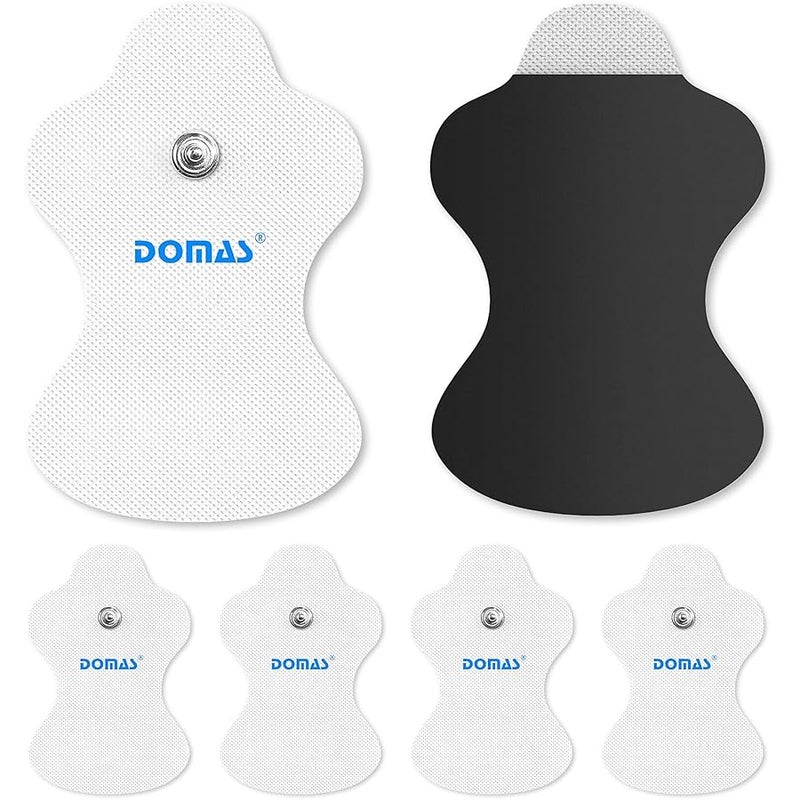 دوماس DOMAS 6 Pcs Large TENS Electrode Pads for Omron TENS Units Only, 4.75 x 3.0, Not for PM311/PM800 - Image 1