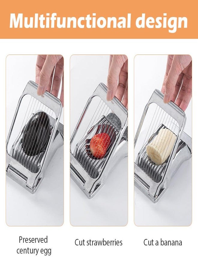 Restynic Egg Slicer for Hard Boiled Eggs, Easy Cutting Grid with Brush, Perfect for Salads & Sandwiches, Quick and Easy Kitchen Tool - Image 4