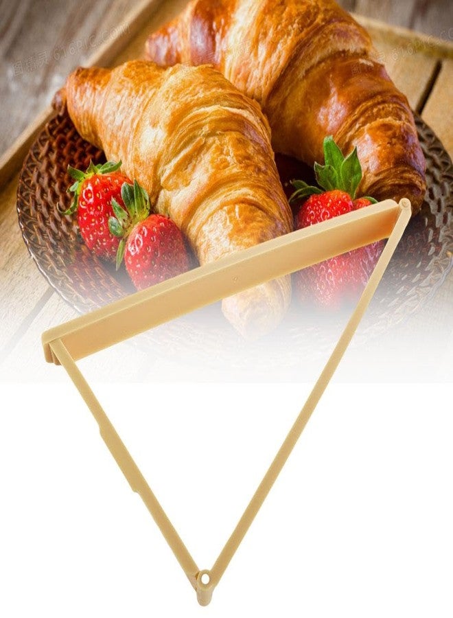 Kopida Croissant Cutter Mold, Foldable Plastic Triangle Shaped Croissant Cutter Bread Line Mould Baking Pastry Tool for Home Kitchen or Bakery - Image 5