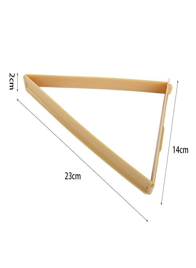 Kopida Croissant Cutter Mold, Foldable Plastic Triangle Shaped Croissant Cutter Bread Line Mould Baking Pastry Tool for Home Kitchen or Bakery - Image 2