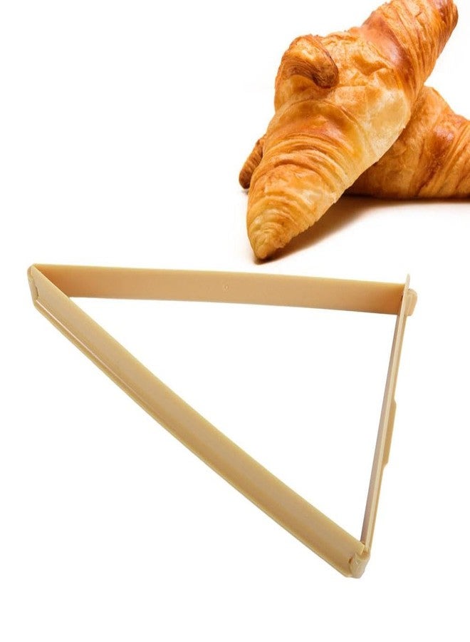 Kopida Croissant Cutter Mold, Foldable Plastic Triangle Shaped Croissant Cutter Bread Line Mould Baking Pastry Tool for Home Kitchen or Bakery - Image 3
