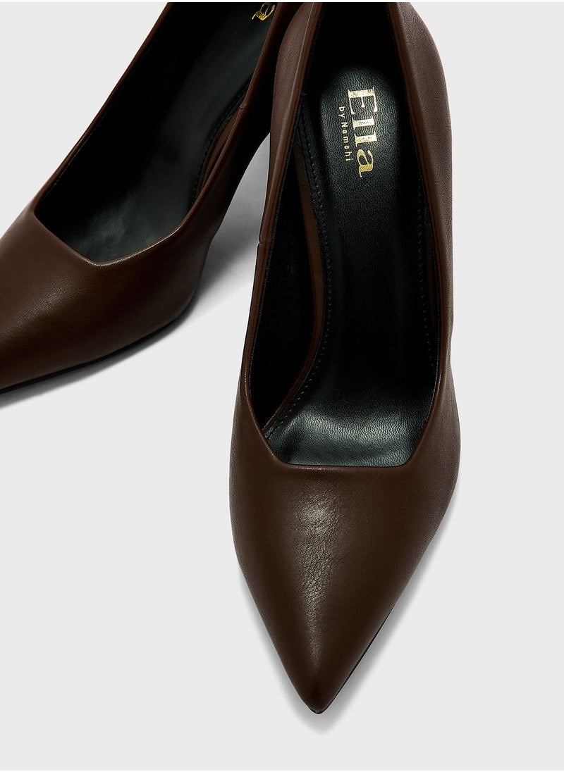ELLA - High Heel Pointed Pump - Image 1