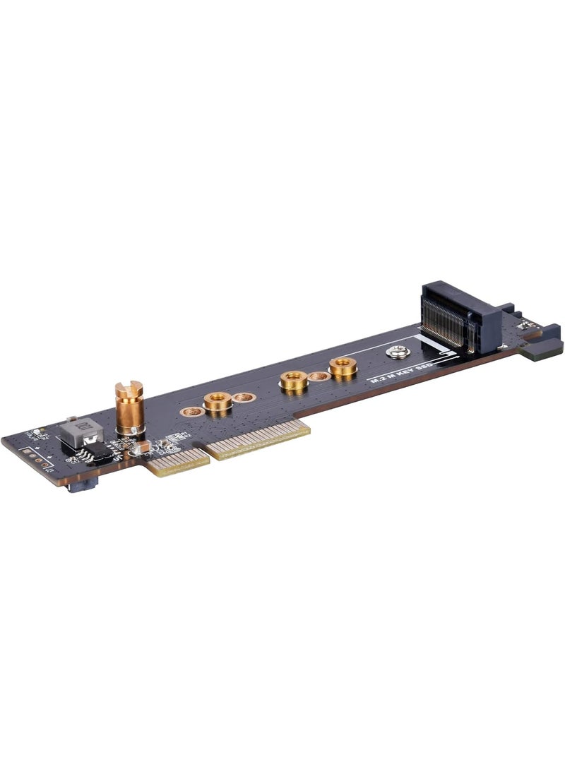SilverStone SilverStone Technology ECM28 1U Low Profile PCIe x4 to M2 NVMe  M2 SATA Adapter Card SSTECM28 TAA Compliant  - Image 2