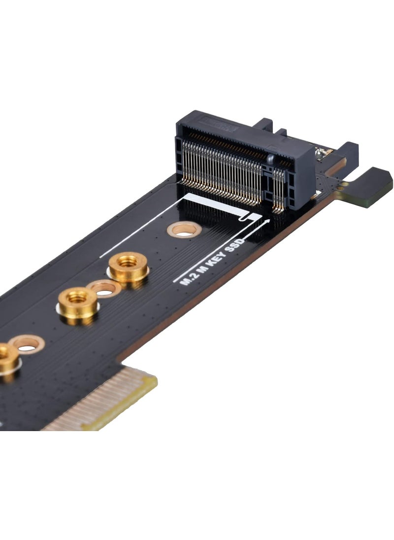 SilverStone SilverStone Technology ECM28 1U Low Profile PCIe x4 to M2 NVMe  M2 SATA Adapter Card SSTECM28 TAA Compliant  - Image 5