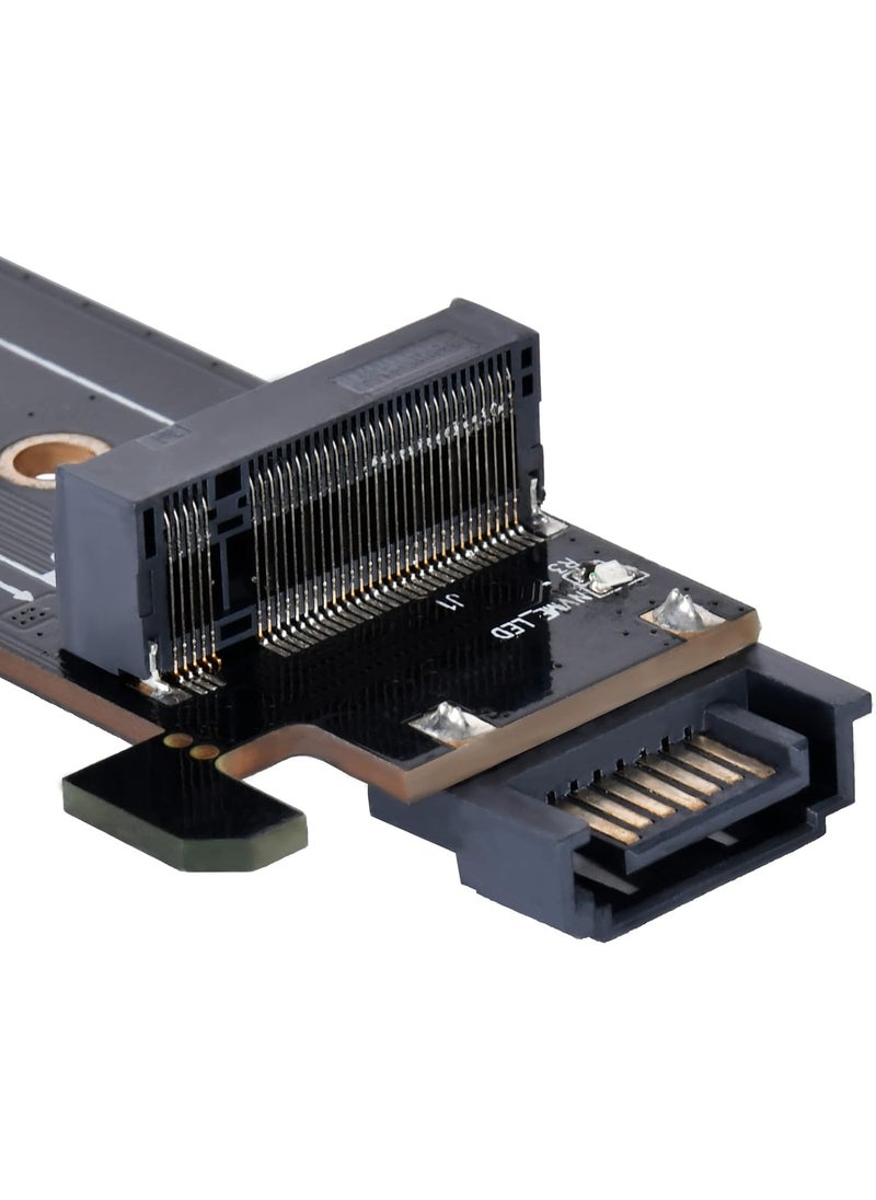SilverStone SilverStone Technology ECM28 1U Low Profile PCIe x4 to M2 NVMe  M2 SATA Adapter Card SSTECM28 TAA Compliant  - Image 3