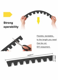 Y&D Universal Front Bumper Scrape Guard Anti-Skid Protector, for Car SUV Lowered Cars, DIY Protector kit, Provides Chassis Protection 8Pcs (Black)  - Image 3