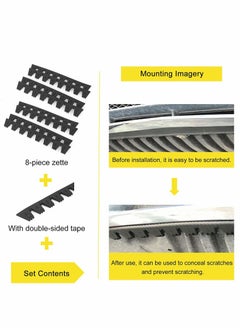 Y&D Universal Front Bumper Scrape Guard Anti-Skid Protector, for Car SUV Lowered Cars, DIY Protector kit, Provides Chassis Protection 8Pcs (Black)  - Image 5