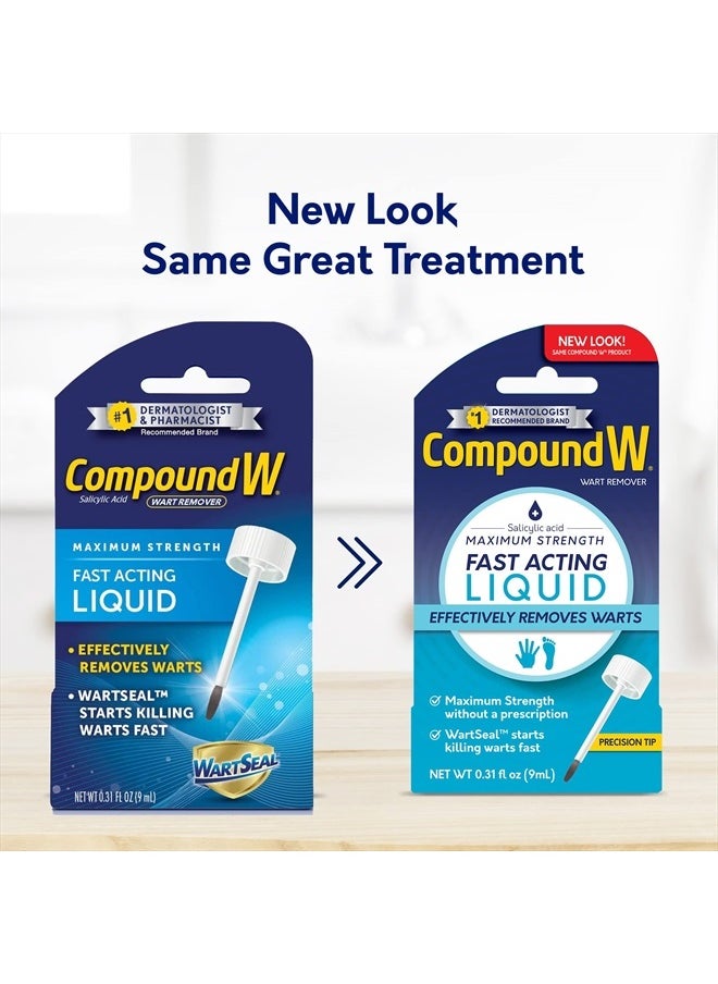 Compound W Maximum Strength Fast Acting Liquid Wart Remover, 0.3 Fl Oz  - Image 2