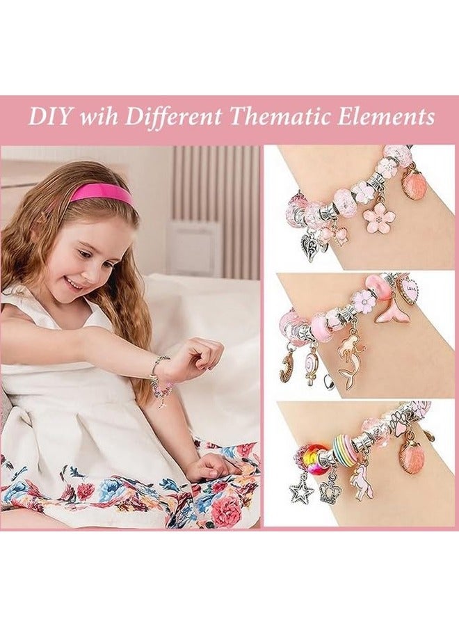 JCB CHIC طقم صنع المجوهرات الساحرة، طقم صنع الأساور للبنات من 8-12 سنة، جاهز للهدية، ممتع وسهل الصنع، 66 قطعة لطيفة متلألئة تلهم الإبداع والتعبير عن الذات (HK694) - Image 3