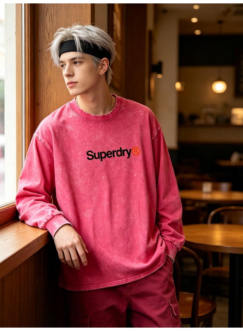 سوبر دراي Superdry Men's and women's T-shirt with long sleeves - Image 3