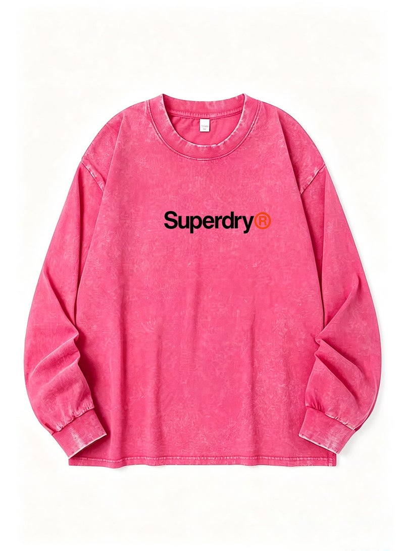 سوبر دراي Superdry Men's and women's T-shirt with long sleeves - Image 2