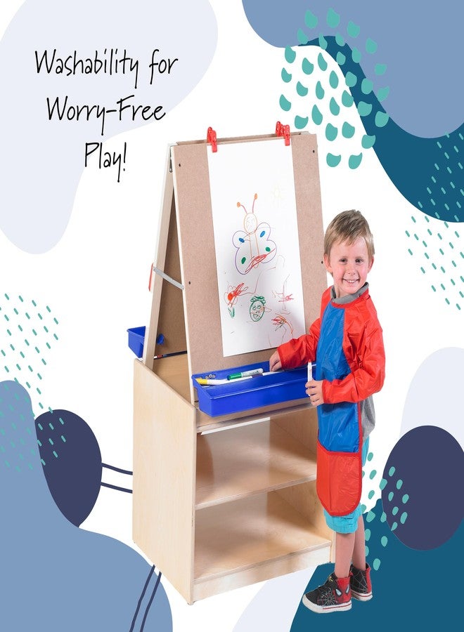 Children's Factory Medium Washable Smock, Classroom Painting & Art Smock for Kids & Toddlers, Ideal for Preschools/Homeschools/Playrooms/Daycares - Image 2