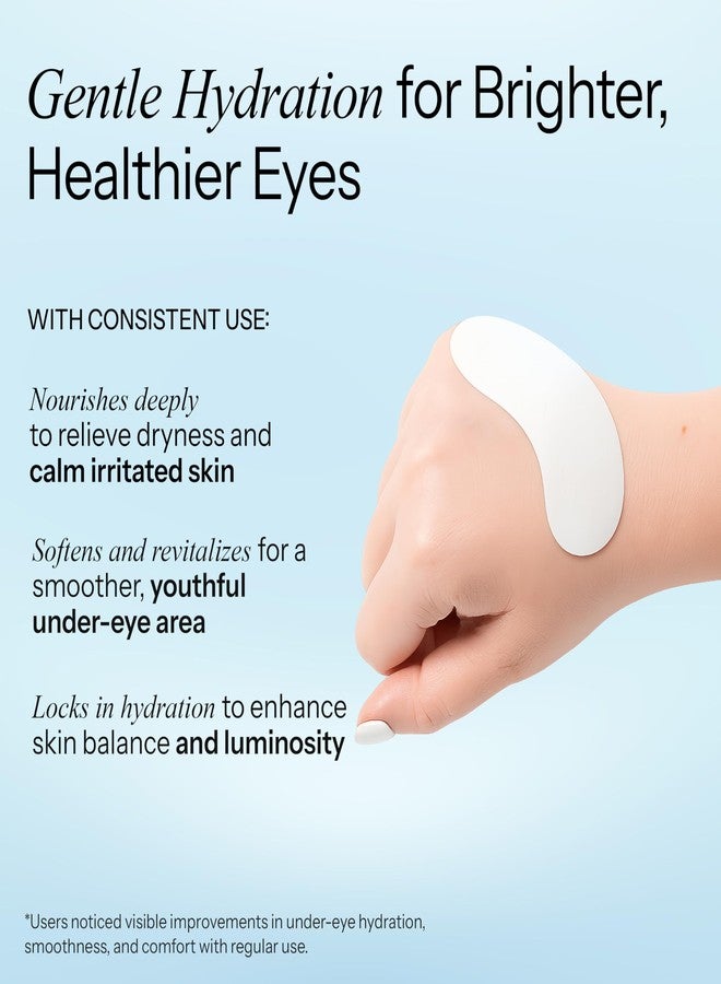 Radiant Aura Hyaluronic Acid & Ceramide Under Eye Patches - Dermatologist Tested, Anti Aging, Korean Skin Care - Anti Wrinkle Pads For Puffy Eyes And Under Eye Bags - Vegan, Clean Beauty - 5 Pairs - Image 3