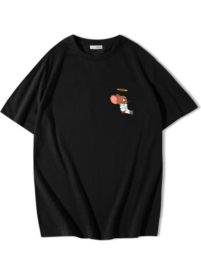 BRZ Collection Oversize Tom And Jerry ''jerry'' T-Shirt - Image 4