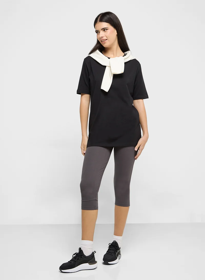 Ginger Basics Oversize Crew Neck T-shirt