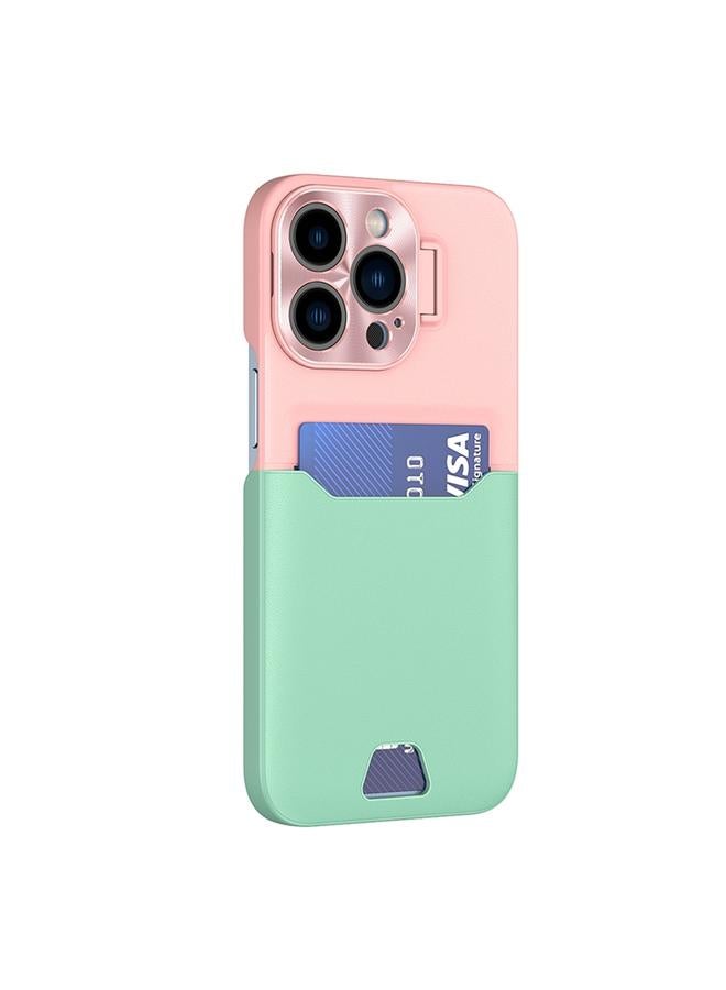 S-TOP Case For iPhone 14 Pro Contrasting Colors Invisible Holder Phone Case - Image 2