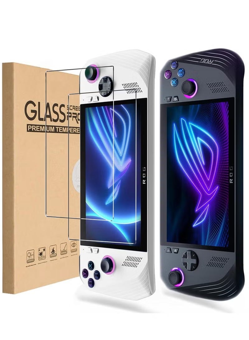 2 Pack - Screen Protector Glass for ASUS ROG Ally 2023/ASUS ROG Ally X 2024 Gaming Handheld, Premium 9H Tempered Glass Screen Protector for ROG Ally/ROG Ally X  - Image 1