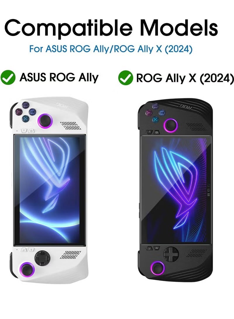 2 Pack - Screen Protector Glass for ASUS ROG Ally 2023/ASUS ROG Ally X 2024 Gaming Handheld, Premium 9H Tempered Glass Screen Protector for ROG Ally/ROG Ally X  - Image 2