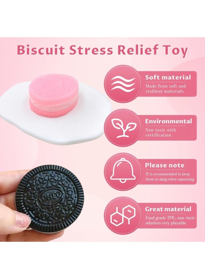 CMGTYYD Pinch Cookie Simulation Toys, Silicone Squeeze Toys Stress Relief, Ultra Soft Toys Large for Kids and Adults, Birthday and Party Squeeze Toys - Image 4