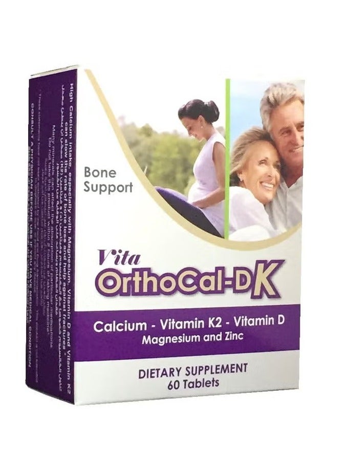 Vita Vita Orthocal-Dk bone support 60 Tablets - Image 1