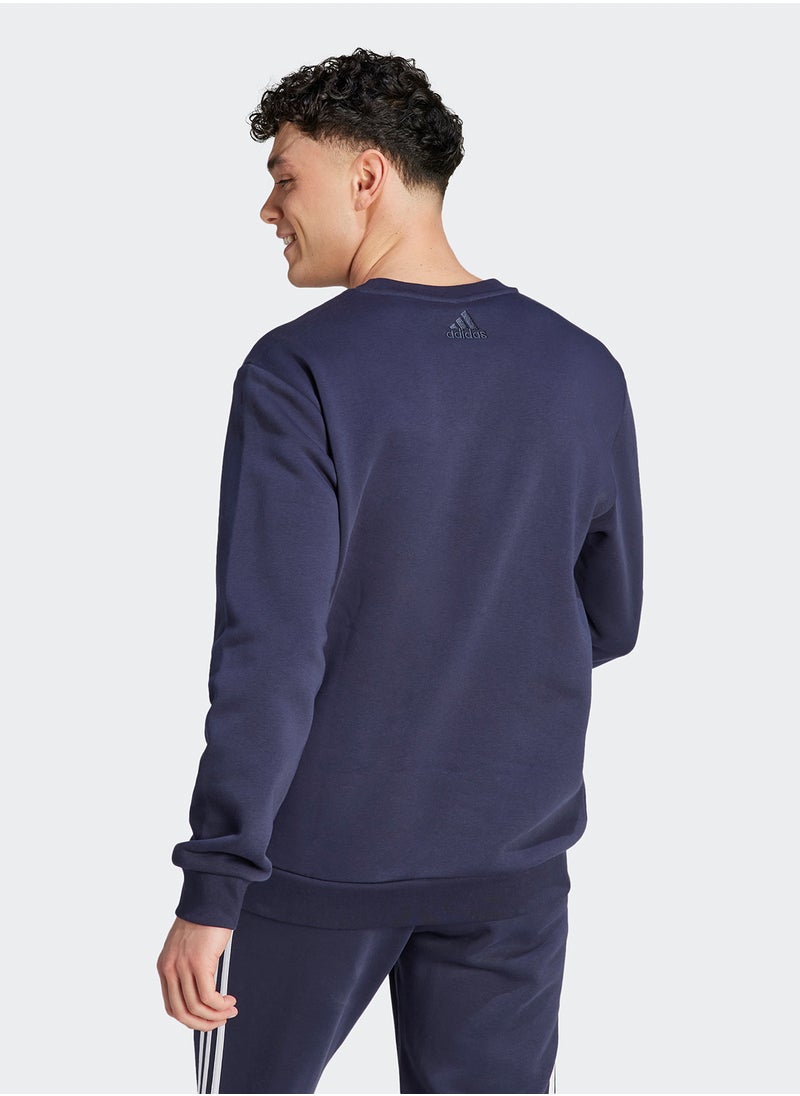 Adidas Fleece Big Logo Sweatshirt  - Image 2