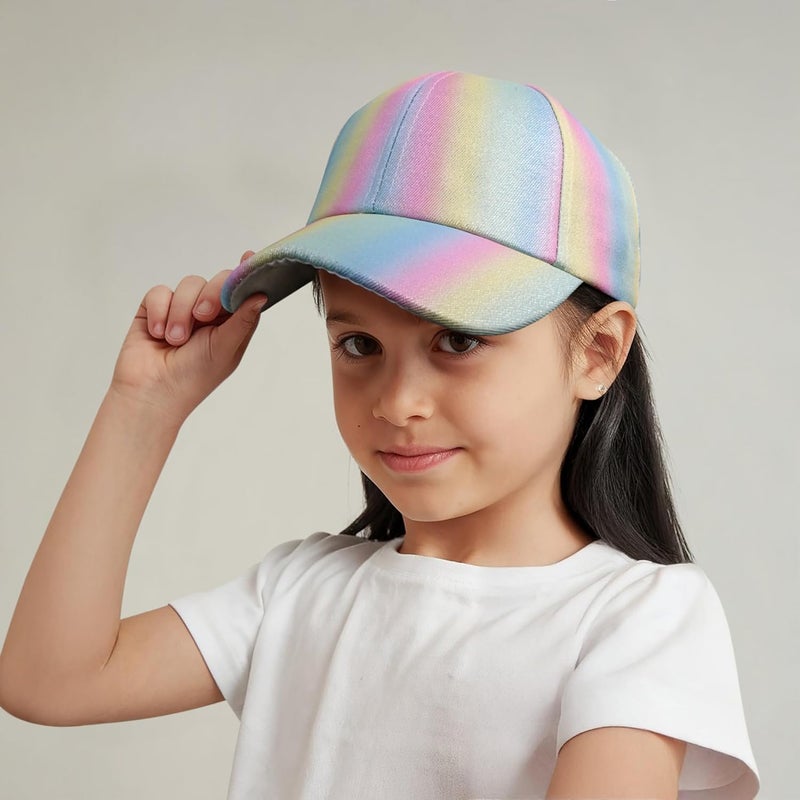 VRITRAZ Stylish Kids Baseball Caps for Girls, 6 to 14 Years Old - Image 2