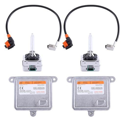 SEADEAR 2PCS Xenon HID Headlight Ballast Control Unit with Igniter & D3S Bulb Compatible for 2015-2020 Blazer Impala Malibu Suburban Tahoe 20928264 13587720 13587843 13503432, +HID Bulb Wire Kit - Image 4