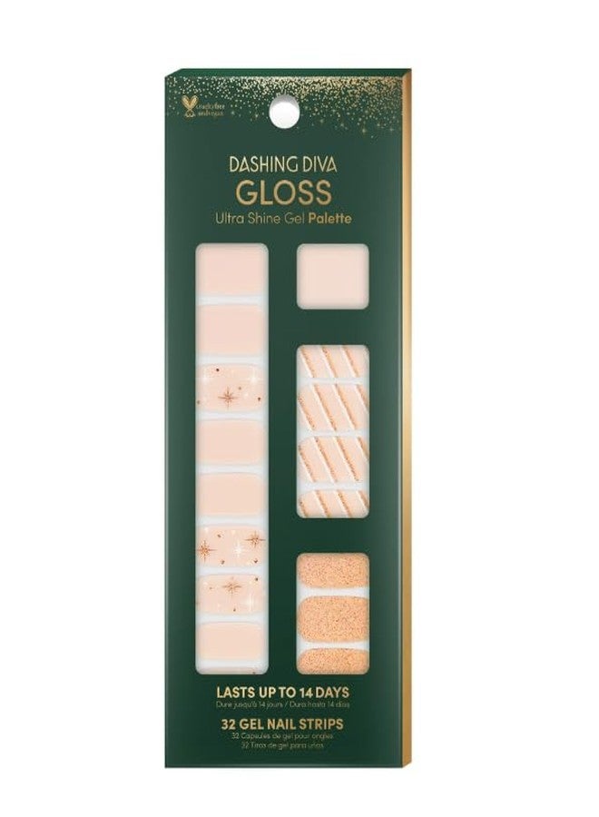 Dashing Diva GLOSS Ultra Shine Gel Palette, Holiday Hideaway, Holiday Collection - Image 1