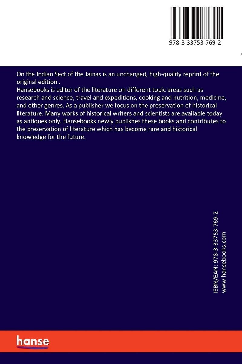On the Indian Sect of the Jainas  - Image 2