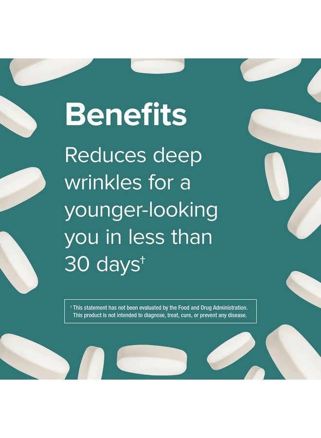 Webber Naturals Collagen30 with Ceramides, Bioactive Collagen Peptides, 120 Tablets, Hydrating Glow, Helps Improve Skin Hydration, Elasticity & Smoothness, Non GMO, Dairy & Gluten Free - Image 5