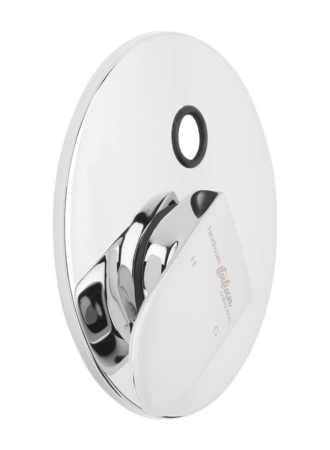 Hindware Italian Collection F340049CP Elegance Exposed Parts Kit of 3-inlet Single Lever Divertor (Suitable for F8535), Brass with Chrome Finish - Image 4