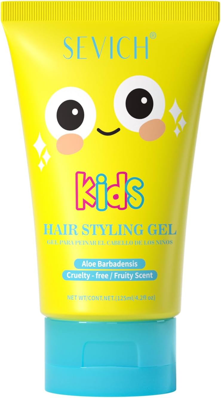 Sevich Hair Gel For KidsPortable Baby Hair GelGentle PlantBased FormulaStrong Hold MoisturizingEasy Wash OutFruitysmell 125ml